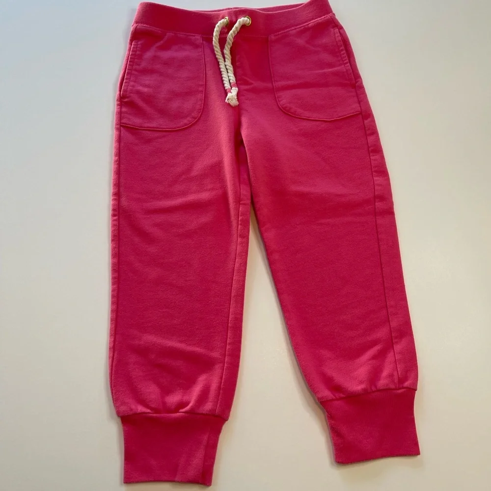 GapKids Pink Jogger & Cherokee Gray Sparkle Long Sleeve Top Girls Size Medium